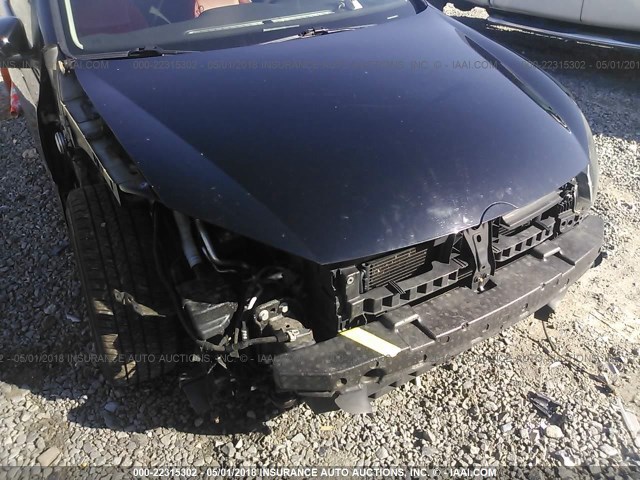 WVWAB7AJ9CW264026 - 2012 VOLKSWAGEN GOLF BLACK photo 6