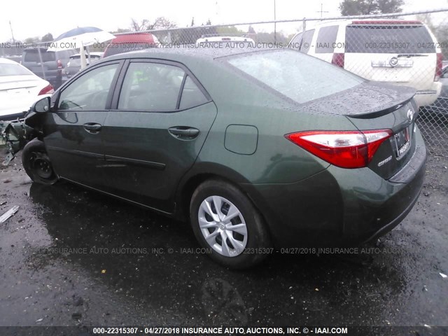 2T1BPRHEXEC146282 - 2014 TOYOTA COROLLA ECO/ECO PLUS/ECO PREMIUM GREEN photo 3