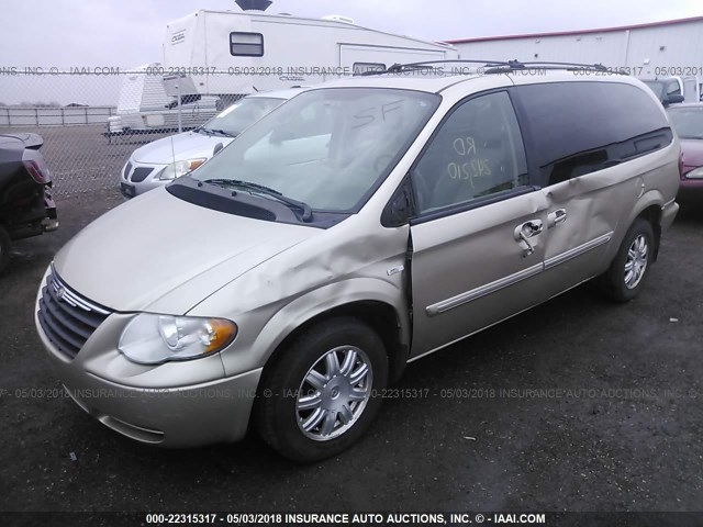 2C4GP54L85R373506 - 2005 CHRYSLER TOWN & COUNTRY TOURING GOLD photo 2