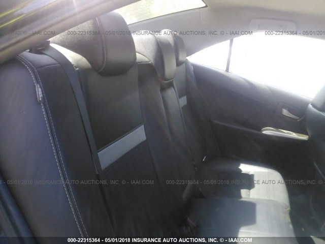 4T1BF1FK4CU027328 - 2012 TOYOTA CAMRY SE/LE/XLE BLACK photo 8