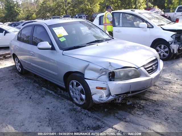 KMHDN46D35U159370 - 2005 HYUNDAI ELANTRA GLS/GT SILVER photo 1