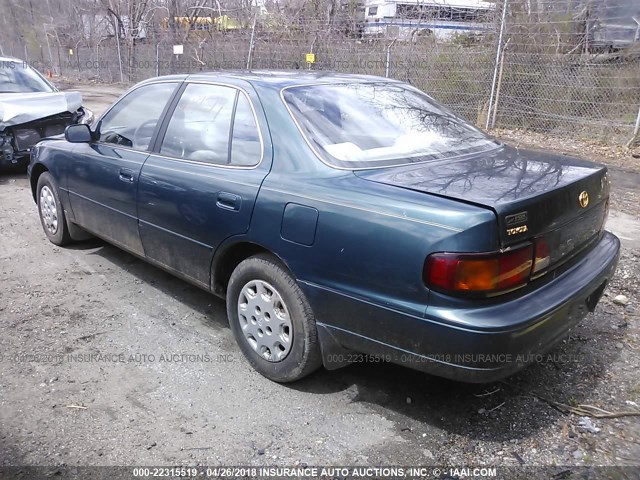 4T1BG12K5TU726437 - 1996 TOYOTA CAMRY DX/LE/XLE GREEN photo 3