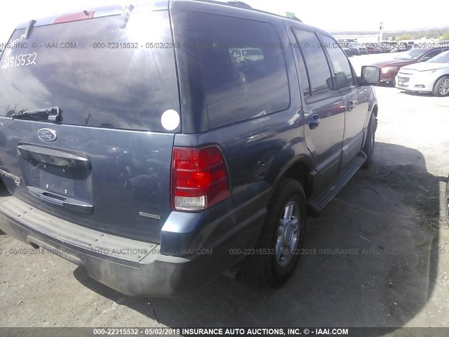 1FMPU16L14LA46222 - 2004 FORD EXPEDITION XLT Mavi foto 4