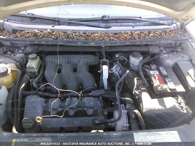 1FMDK06125GA66023 - 2005 FORD FREESTYLE LIMITED TAN photo 10