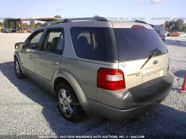 1FMDK06125GA66023 - 2005 FORD FREESTYLE LIMITED TAN photo 3