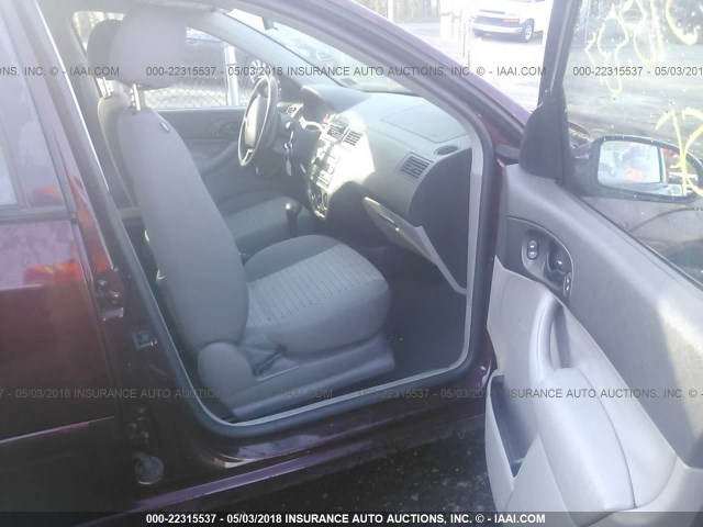 1FAHP34N87W302848 - 2007 FORD FOCUS ZX4/S/SE/SES 红色 照片 5