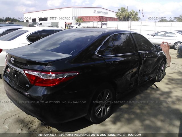 4T1BF1FK7GU194644 - 2016 TOYOTA CAMRY LE/XLE/SE/XSE BLACK photo 6