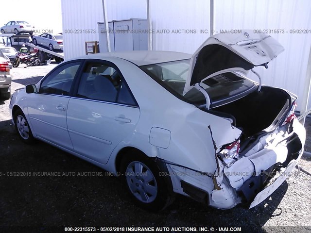 4T1BE32K63U200870 - 2003 TOYOTA CAMRY LE/XLE/SE თეთრი ფოტო 3