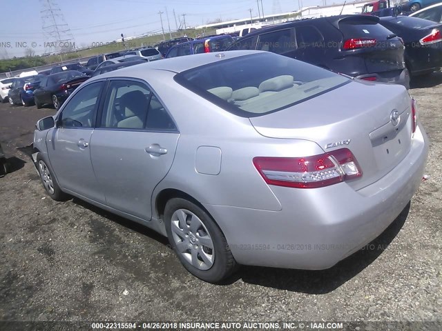 4T1BF3EK7AU535335 - 2010 TOYOTA CAMRY SE/LE/XLE 银色 照片 3