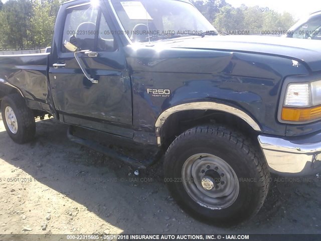 1FTHF26H2VEC49503 - 1997 FORD F250 GREEN photo 6