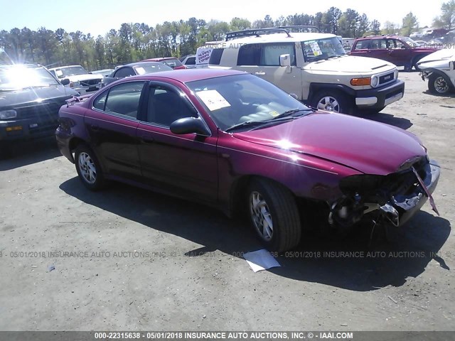 1G2NE52F64M651920 - 2004 PONTIAC GRAND AM SE BURGUNDY photo 1