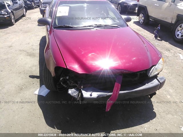 1G2NE52F64M651920 - 2004 PONTIAC GRAND AM SE BURGUNDY photo 6