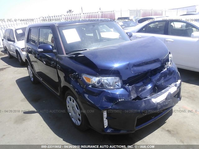 JTLZE4FE1FJ077972 - 2015 TOYOTA SCION XB BLUE photo 1
