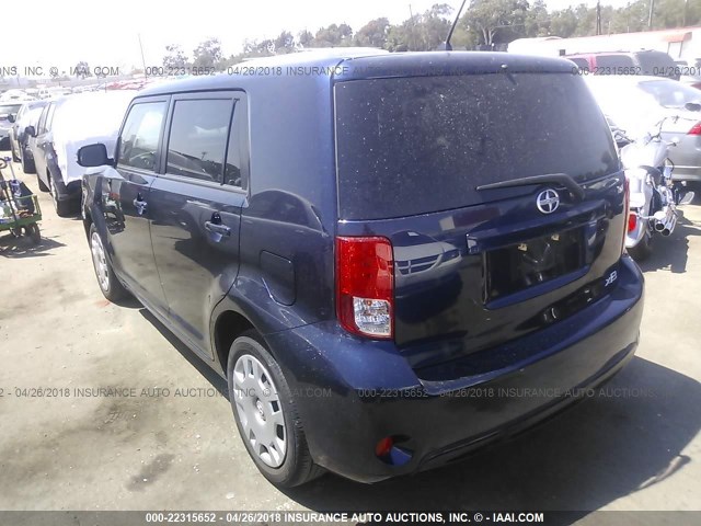 JTLZE4FE1FJ077972 - 2015 TOYOTA SCION XB BLUE photo 3