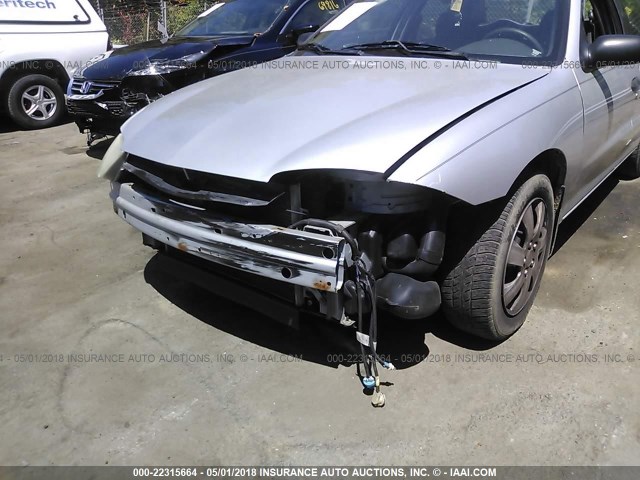 1G1JF52F647277159 - 2004 CHEVROLET CAVALIER LS SILVER photo 6