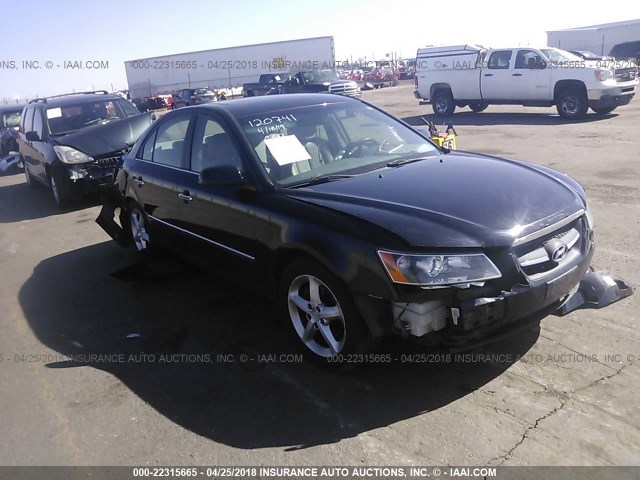 5NPEU46F18H372247 - 2008 HYUNDAI SONATA SE/LIMITED BLACK photo 1