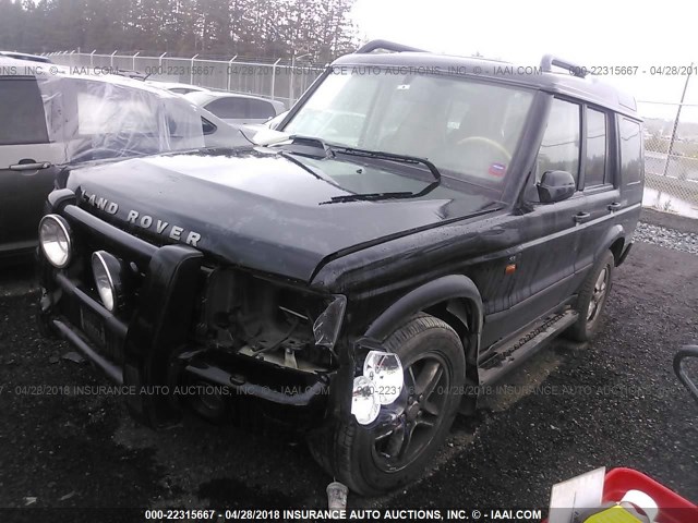SALTY194X4A830365 - 2004 LAND ROVER DISCOVERY II SE BLACK photo 2