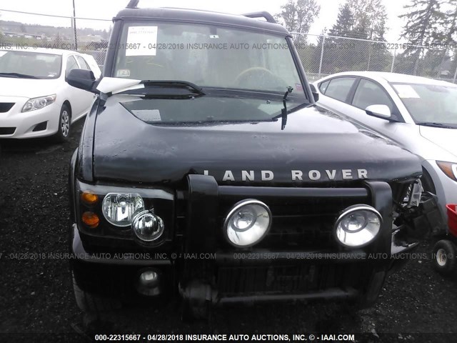 SALTY194X4A830365 - 2004 LAND ROVER DISCOVERY II SE BLACK photo 6