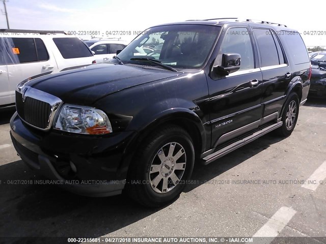 5LMFU28R73LJ12478 - 2003 LINCOLN NAVIGATOR BLACK photo 2