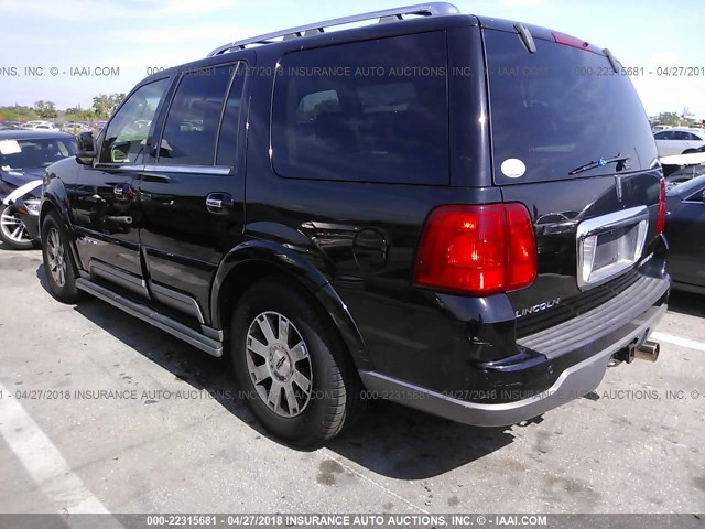 5LMFU28R73LJ12478 - 2003 LINCOLN NAVIGATOR BLACK photo 3