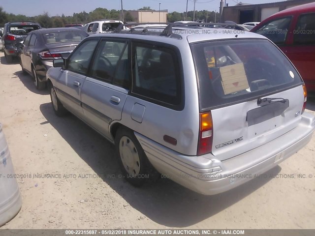 1FARP15J1RW101221 - 1994 FORD ESCORT LX/SPORT SILVER photo 3