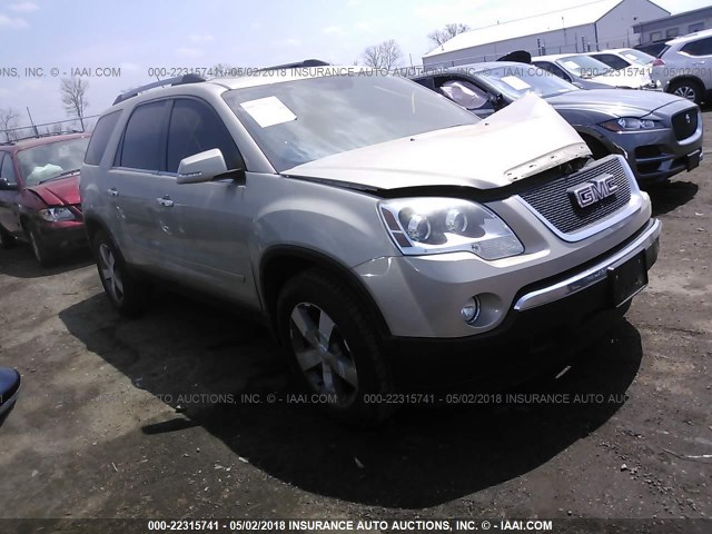 1GKKRRED0BJ208525 - 2011 GMC ACADIA SLT-1 Gold Foto 1
