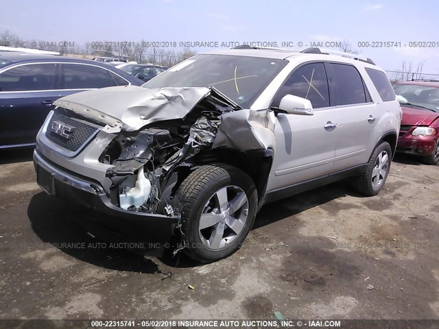 1GKKRRED0BJ208525 - 2011 GMC ACADIA SLT-1 Gold Foto 2