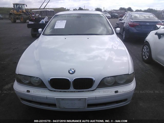 WBADT63433CK28374 - 2003 BMW 530 I AUTOMATIC WHITE photo 6