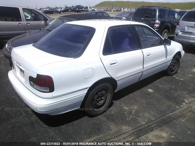 KMHJF22R6RU728238 - 1994 HYUNDAI ELANTRA WHITE photo 4