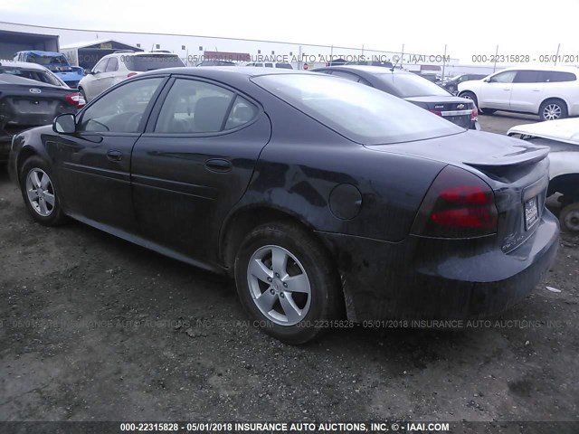 2G2WP552871108558 - 2007 PONTIAC GRAND PRIX BLACK photo 3