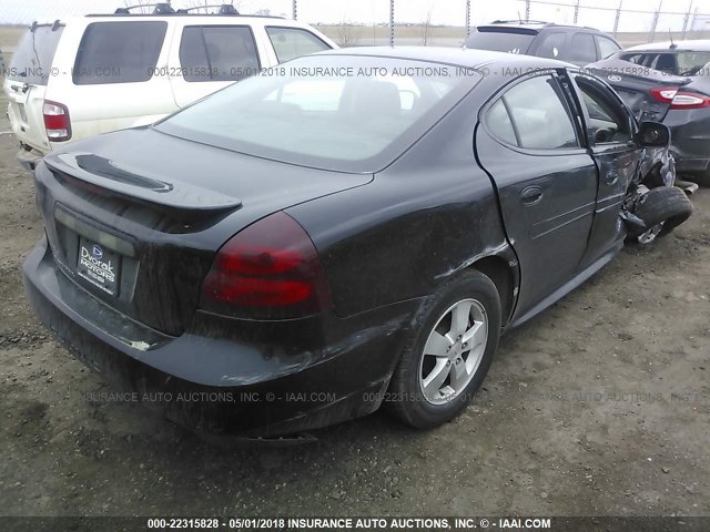 2G2WP552871108558 - 2007 PONTIAC GRAND PRIX BLACK photo 4
