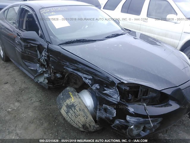 2G2WP552871108558 - 2007 PONTIAC GRAND PRIX BLACK photo 6