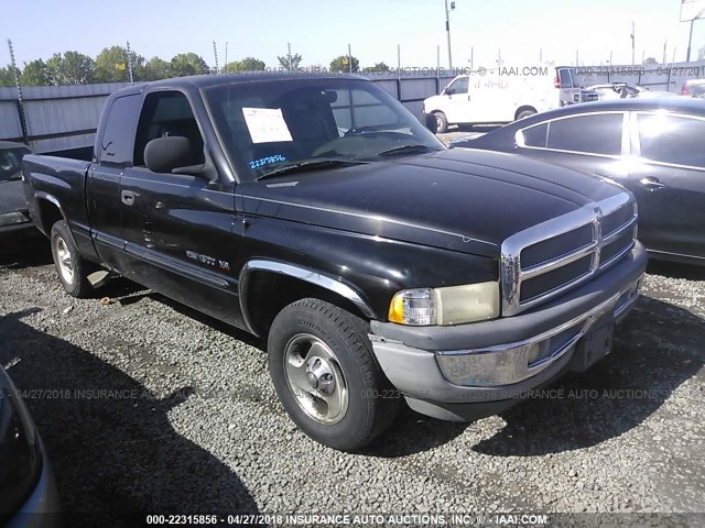 1B7HC13ZXYJ105077 - 2000 DODGE RAM 1500 BLACK photo 1