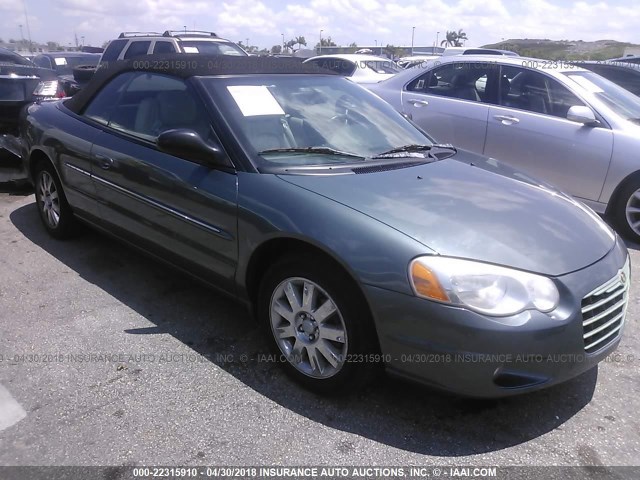 1C3EL65R95N517755 - 2005 CHRYSLER SEBRING LIMITED GRAY photo 1