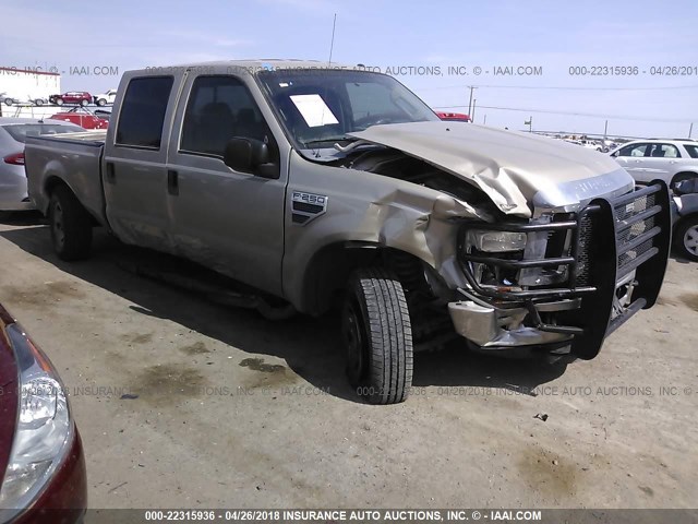 1FTSW21508EE58648 - 2008 FORD F250 SUPER DUTY GOLD photo 1