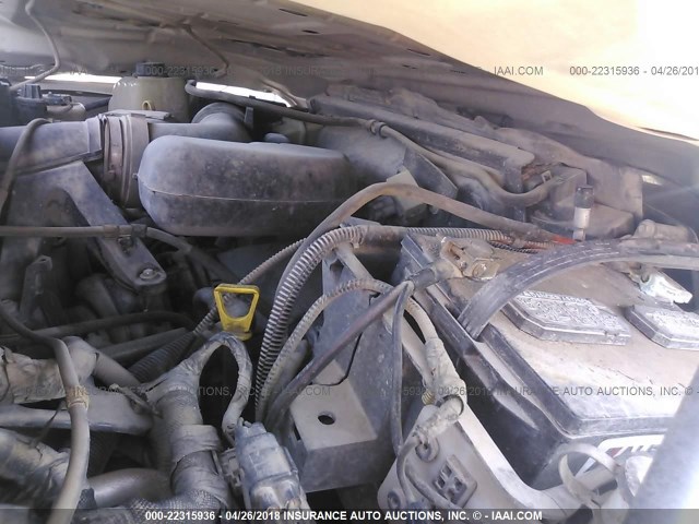 1FTSW21508EE58648 - 2008 FORD F250 SUPER DUTY GOLD photo 10