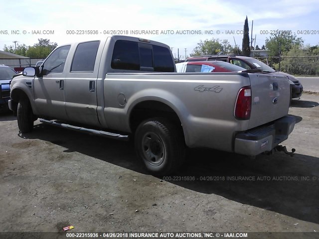 1FTSW21508EE58648 - 2008 FORD F250 SUPER DUTY GOLD photo 3