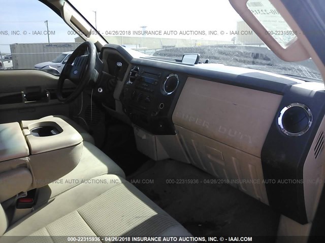 1FTSW21508EE58648 - 2008 FORD F250 SUPER DUTY GOLD photo 5