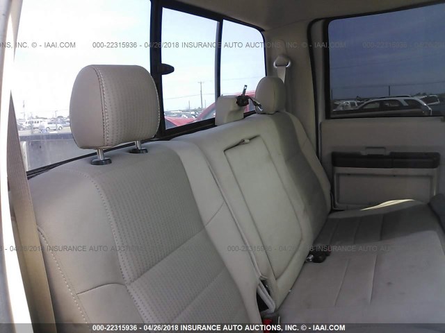 1FTSW21508EE58648 - 2008 FORD F250 SUPER DUTY GOLD photo 8
