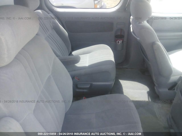 4T3ZF13C33U541917 - 2003 TOYOTA SIENNA LE/XLE SILVER photo 8