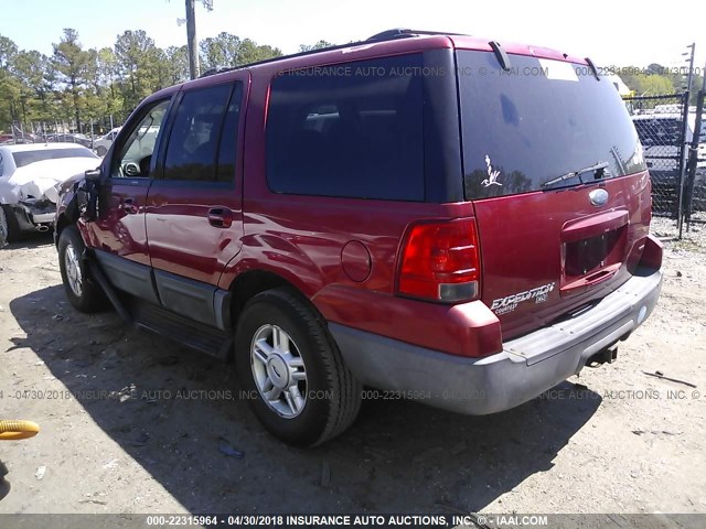 1FMPU16L64LB69501 - 2004 FORD EXPEDITION XLT RED photo 3