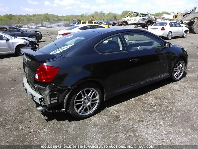 JTKDE167170144818 - 2007 TOYOTA SCION TC 黑色 照片 4