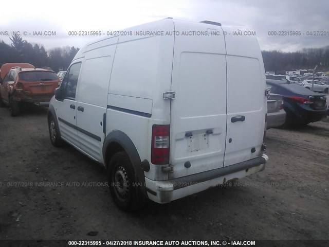 NM0LS7BN4AT007748 - 2010 FORD TRANSIT CONNECT XLT WHITE photo 3