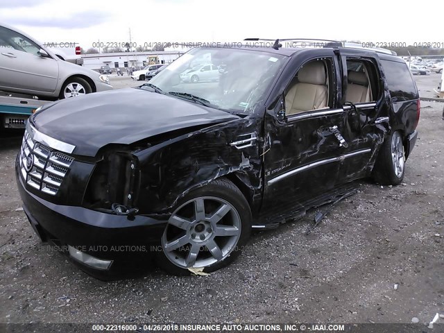 1GYFK63888R260236 - 2008 CADILLAC ESCALADE LUXURY BLACK photo 2