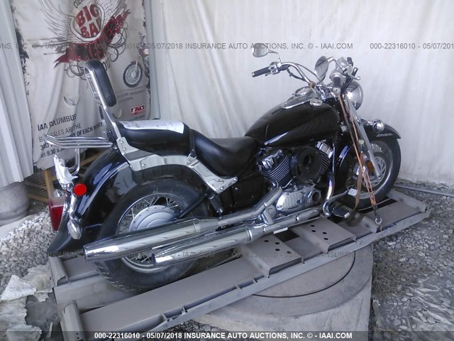 JYAVM01E67A097970 - 2007 YAMAHA XVS650 BLACK photo 4