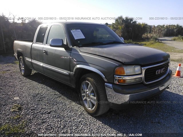 2GTEC19T3Y1302981 - 2000 GMC NEW SIERRA C1500 GRAY photo 1