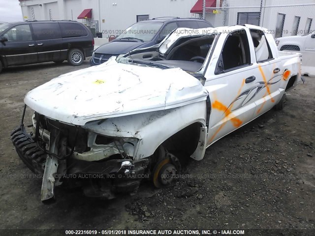 1D7RW3GK7BS511927 - 2011 DODGE DAKOTA SLT WHITE photo 2