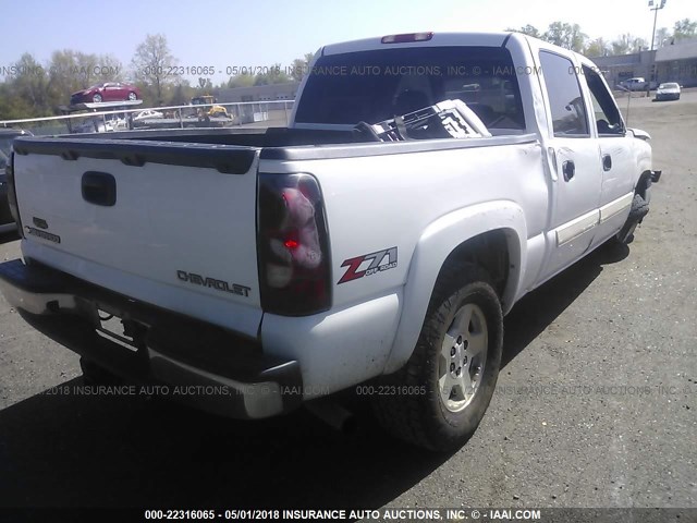 2GCEK13T151269292 - 2005 CHEVROLET SILVERADO K1500 WHITE photo 4