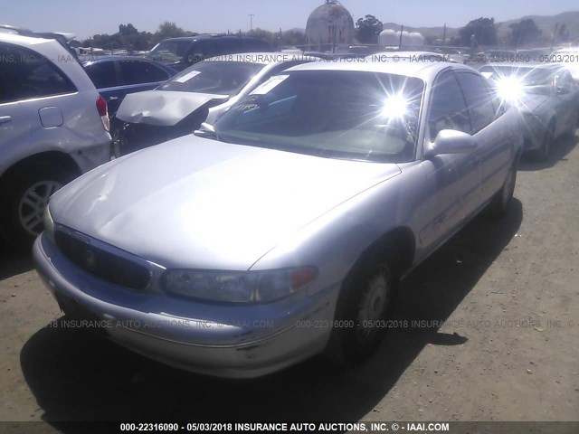 2G4WY55J7Y1296423 - 2000 BUICK CENTURY LIMITED/2000 GRAY photo 2