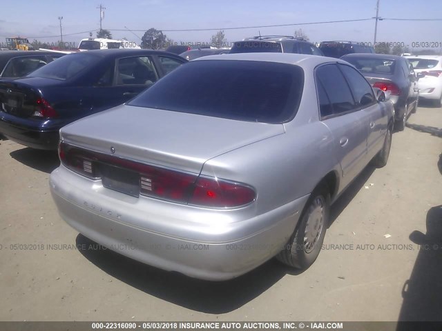 2G4WY55J7Y1296423 - 2000 BUICK CENTURY LIMITED/2000 GRAY photo 4